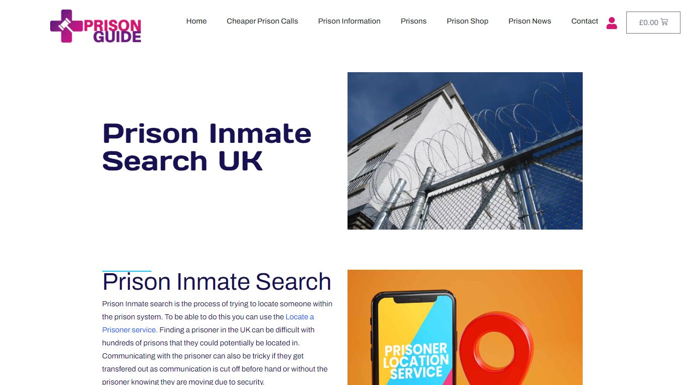 Prison Inmate Search UK - Prison Guide